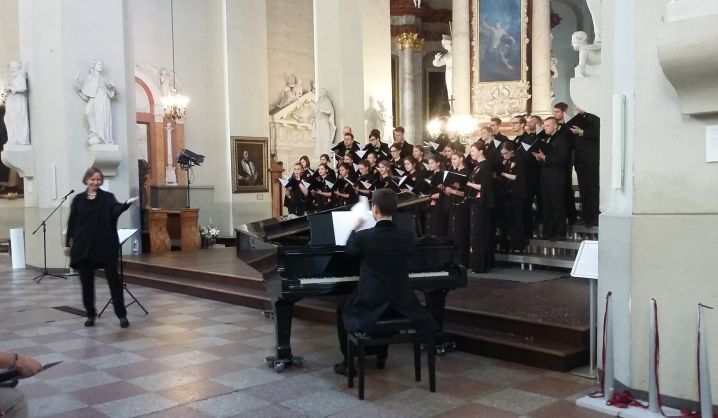 „Gabija“ koncertavo kartu su Šiaurės Floridos universiteto kameriniu choru